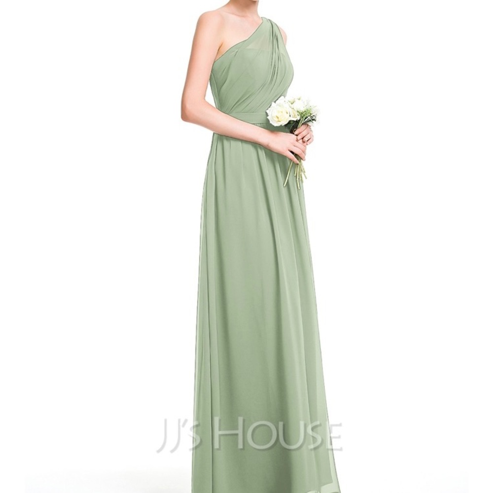 JJs House Sage Green Bridesmaid Dress size 6